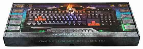 Клавиатура Dialog Gan-Kata Kgk-11u, Usb, черный тип подключения: проводная, интерфейс: Usb (арт-1517 Макеевка