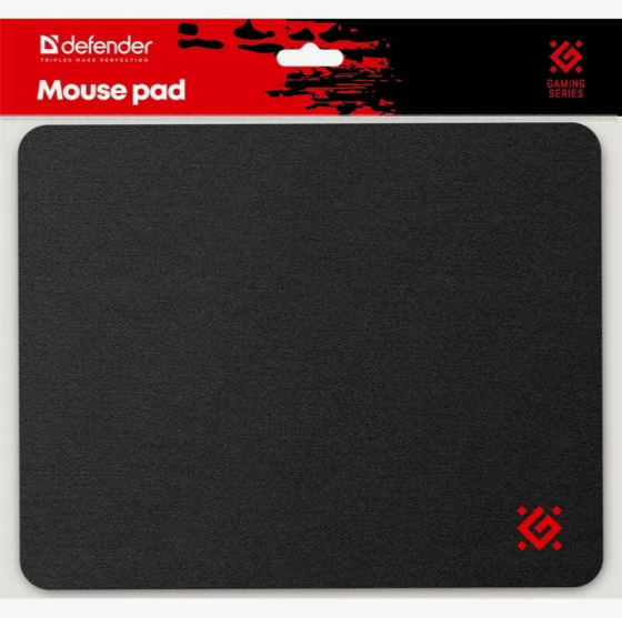 Игровой коврик для мыши Defender Black 250x200x3 (50550) (арт-3653) Макеевка