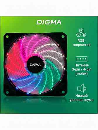 Вентилятор для корпуса Dfan-Frgb2 Rgb 120х120x25 (Molex) (арт-7764) Макеевка