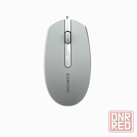Мышь Canyon M-10, темно-серый (Cne-Cms10dg) оптический, 1000 Dpi, Usb, проводная (арт-4193) Макеевка - изображение 1