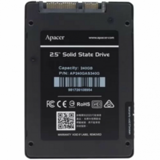 Твердотельный накопитель Ssd 2.5" Apacer 240gb As340 Ap240gas340g-1 (арт-6787) Макеевка