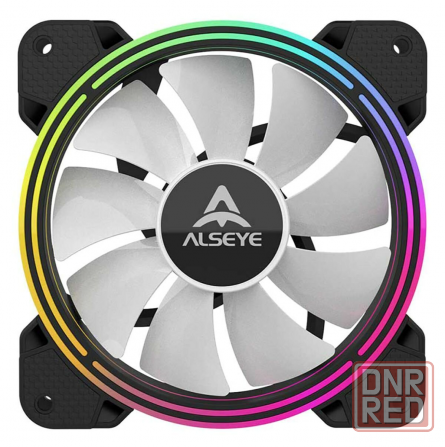Комплект вентиляторов для корпуса 3шт. Alseye Halo 4.0-B Kit Argb (арт-7339) Макеевка - изображение 3