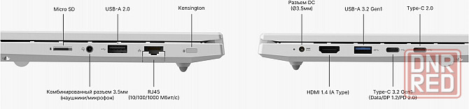 Ноутбук Maibenben M16b-R343um 16" Wuxga Ips, Amd R3-4300u, 8gb, 512gb Ssd, Linux, серебристый (арт-6 Макеевка - изображение 4