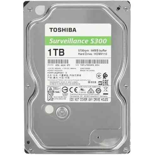 Жесткий диск 3.5" Toshiba S300 1 тб Surveillance (Hdwv110uzsva) (арт-7840) Макеевка