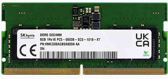 Оперативная память Sodimm 8gb Ddr5-5600 Sk Hynix Hmcg66agbsa095n (арт-2801) Макеевка