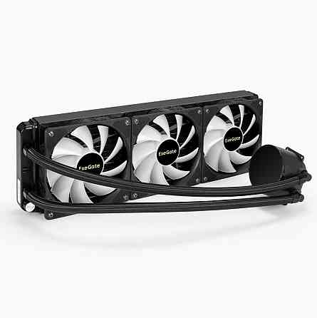 Комплект водяного охлаждения Exegate Blackwater-360. Pwm. Rgb (Rgb подсветка, (Ex297325rus) (арт-981 Макеевка