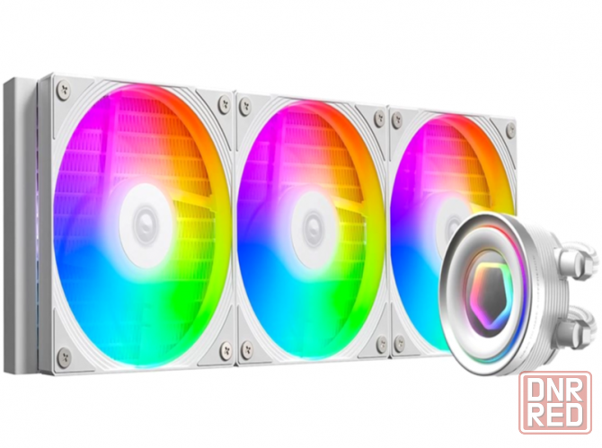 Сво для процессора Id-Cooling Fx360 Inf White (All Intel/Amd, 3*120mm Fan, 2900rpm, 27.2 дб, 350w, P Макеевка - изображение 1
