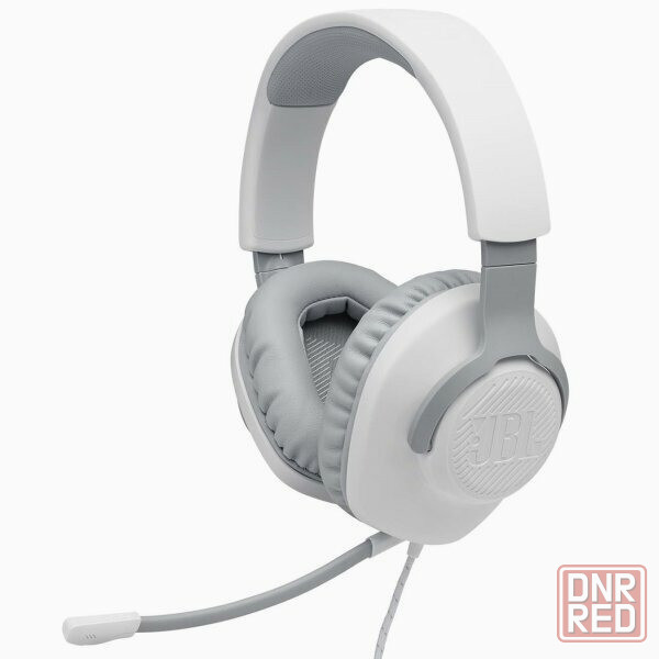 Игровые наушники Jbl Quantum 100 White (Jblquantum100wht) (арт-4847) Макеевка - изображение 1