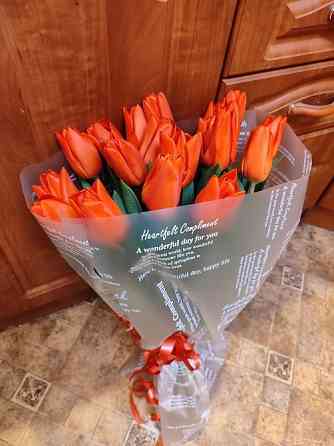 Тюльпаны к 8 марта оптом и мелким оптом Донецк