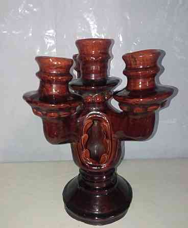 Подсвечник обливная керамика ссср Донецк