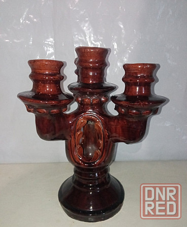 Подсвечник обливная керамика ссср Донецк - изображение 5