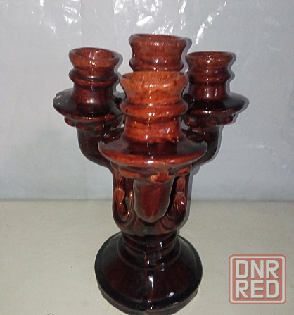 Подсвечник обливная керамика ссср Донецк - изображение 4