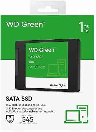 Твердотельный накопитель Ssd 1tb Western Digital Green Wds100t3g0a Sata3 2.5 (арт-3540) Макеевка
