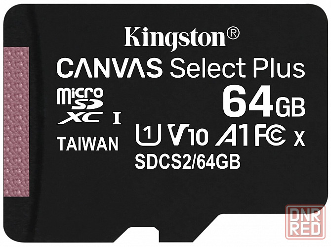 Карта памяти Kingston Microsdhc 64gb Uhs-I Class 10 U1 A1 Canvas Select Plus (Sd адаптер) 100mb/S (S Макеевка - изображение 2