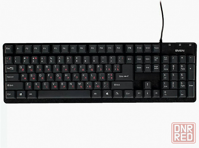 Клавиатура Sven проводная Standard 301, Usb, 104 клавиши, черная (Sv-03100301ub) (арт-1345) Макеевка - изображение 2