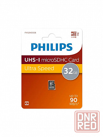 Карта памяти Philips Fm32md55b/97 32gb High Speed Microsdhc Class 10 90mb/S (арт-3306) Макеевка - изображение 4