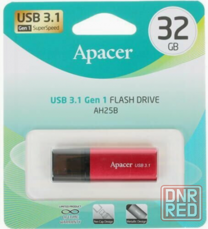 Память Usb Flash 32 гб Apacer Ah25 Ap32gah25br-1 (арт-4821) Макеевка - изображение 1