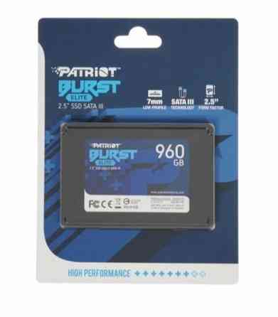 Ssd Patriot Sata Iii 960gb Pbe960gs25ssdr Burst Elite 2.5" (арт-6455) Макеевка