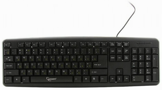 Клавиатура Gembird Kb-8320u-Bl, Usb, черный тип подключения: проводная, интерфейс: Usb (арт-1273) Макеевка