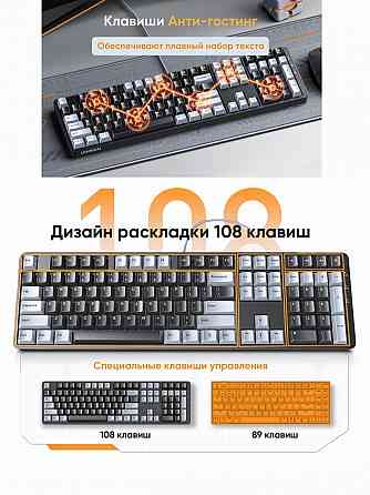 Клавиатура проводная механическая Ugreen Ku103 (35214) Usb Wired Mechanical Keyboard Ru. длина кабел Макеевка