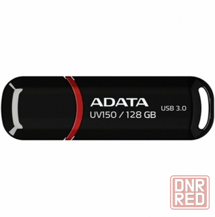 Usb-флешка A-Data Auv150-128g-Rbk 128gb Uv150, Usb 3.0, черный (арт-4717) Макеевка - изображение 1