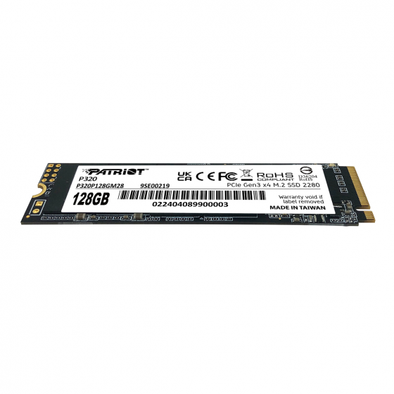 Ssd накопитель Patriot P320 P320p128gm28 128гб, M.2 2280, Pcie 3.0 X4, Nvme, M.2 (арт-3349) Макеевка