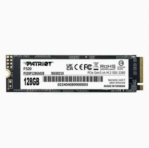 Ssd накопитель Patriot P320 P320p128gm28 128гб, M.2 2280, Pcie 3.0 X4, Nvme, M.2 (арт-3349) Макеевка