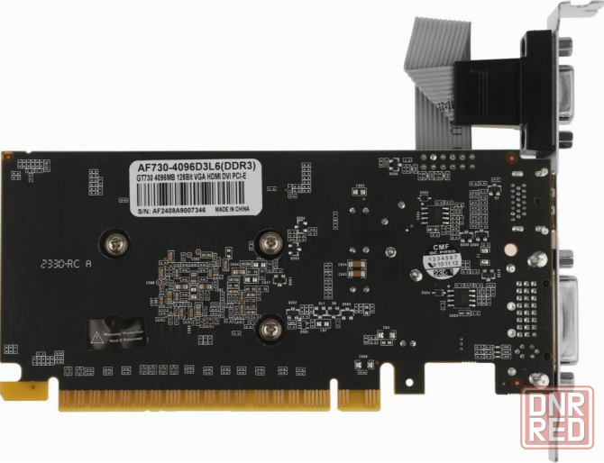Видеокарта Afox Geforce Gt 730 (Af730-4096d3l6), 4 гб, Ddr3, 1333 мгц (арт-8619) Макеевка - изображение 3