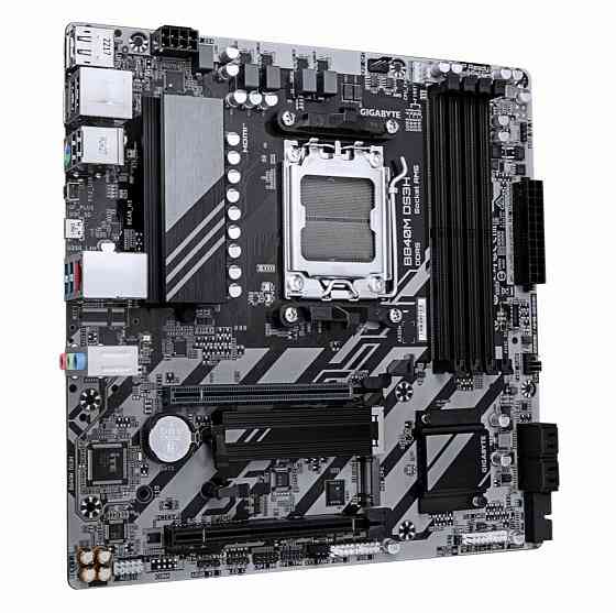Материнская плата Gigabyte B840m Ds3h, Am5, Amd B840, Micro-Atx, Rtl (B840m Ds3h) (арт-7144) Макеевка