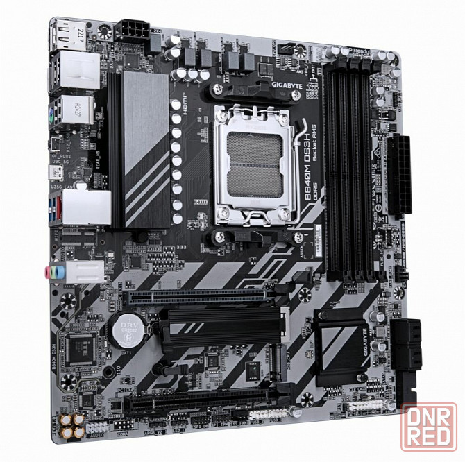 Материнская плата Gigabyte B840m Ds3h, Am5, Amd B840, Micro-Atx, Rtl (B840m Ds3h) (арт-7144) Макеевка - изображение 3