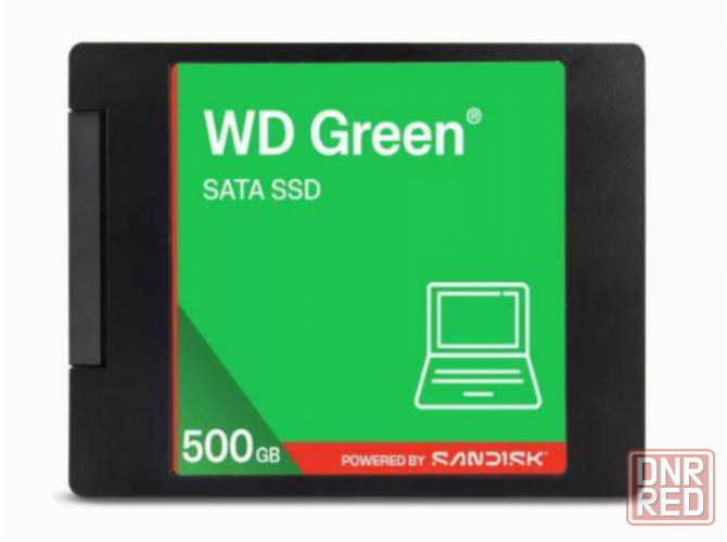 Твердотельный накопитель Ssd Wd Green Wds500g5g0a 500gb, 2.5", Sata Iii, R/W - 545/510 Mb/S 3d-Nand Макеевка - изображение 1