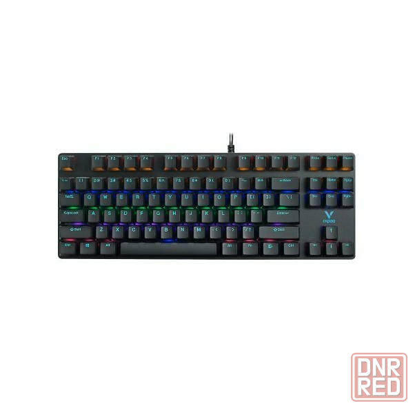 Игровая клавиатура механическая Rapoo V500pro-87 - черный, проводная (арт-1373) Макеевка - изображение 1