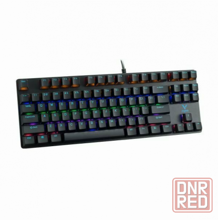 Игровая клавиатура механическая Rapoo V500pro-87 - черный, проводная (арт-1373) Макеевка - изображение 3