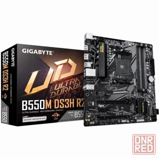 Материнская плата Gigabyte B550m Ds3h R2 (Am4, Matx) (арт-7187) Макеевка - изображение 1