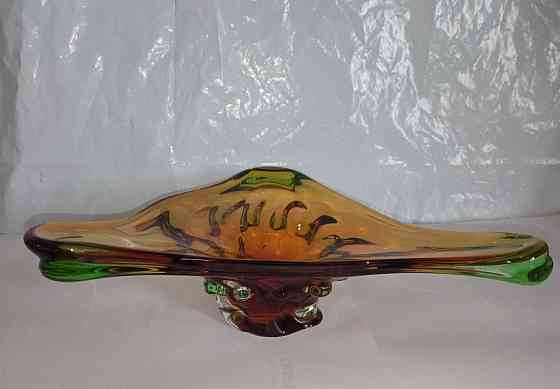 Ваза цветное толстое стекло ссср Донецк