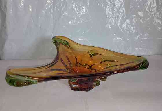 Ваза цветное толстое стекло ссср Донецк