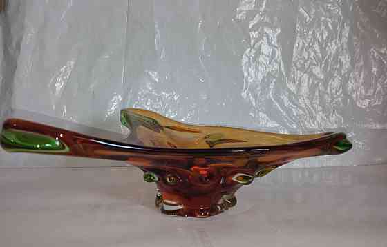 Ваза цветное толстое стекло ссср Донецк