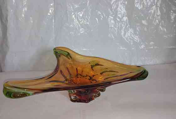 Ваза цветное толстое стекло ссср Донецк