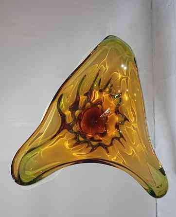 Ваза цветное толстое стекло ссср Донецк