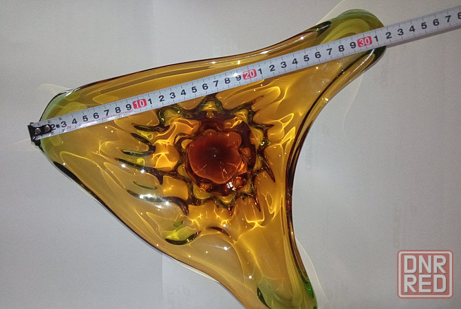 Ваза цветное толстое стекло ссср Донецк - изображение 7