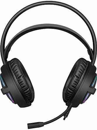 Гарнитура игровая проводная Defender Dexter Rgb Black (2xjack 3.5mm/Usb, кабель 2м) (64595) (арт-957 Донецк