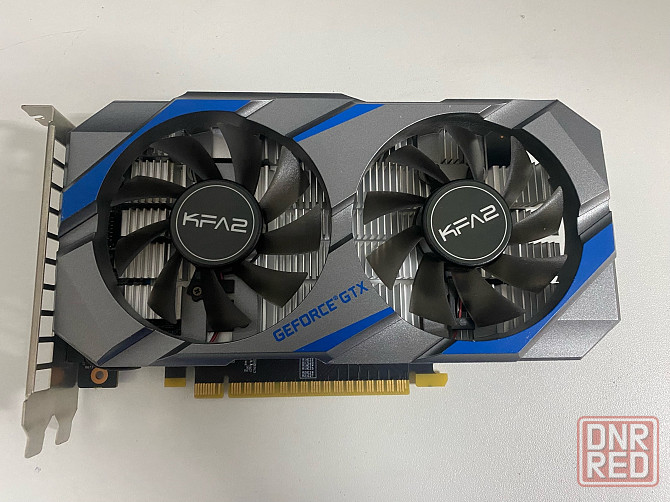 Видеокарта 4Gb PCI-E GDDR5 KFA2 GTX1050Ti 1 Click OC (RTL) DVI+HDMI+DP GeForce GTX1050Ti Донецк - изображение 1