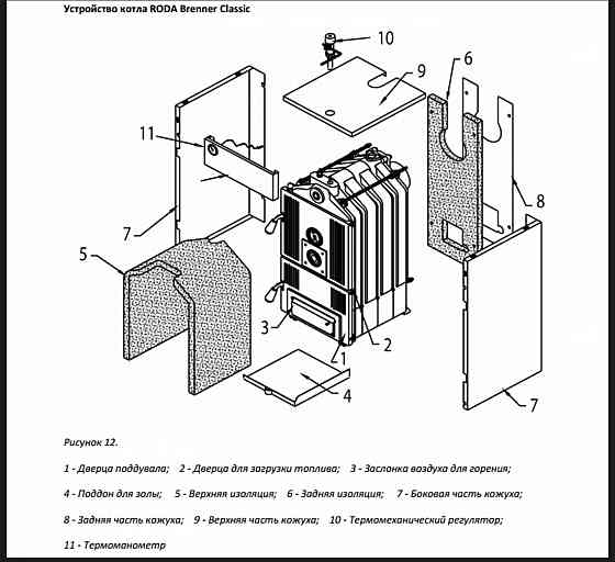 Продам твердотопливный котел Roda Brenner Classic BC-04 Мариуполь