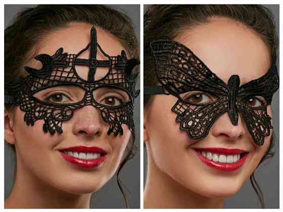 Маска кружевная карнавальная венецианская Донецк