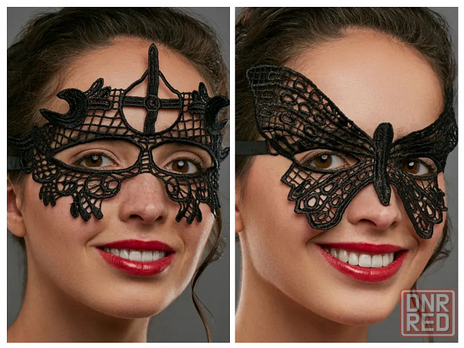 Маска кружевная карнавальная венецианская Донецк - изображение 1