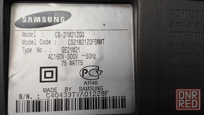 SAMSUNG 21'' отличное изображение,плоский экран Донецк - изображение 4