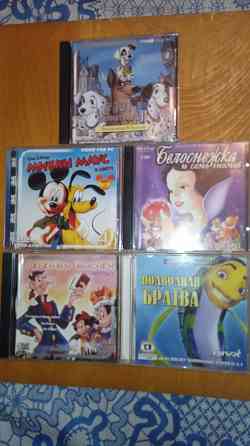 Детские мультфильмы , дисней , 5 dvd-дисков . Макеевка