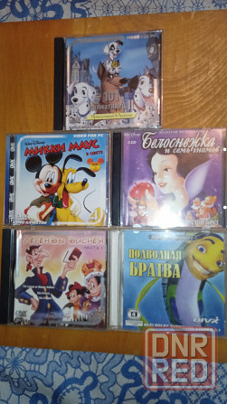 Детские мультфильмы , дисней , 5 dvd-дисков . Макеевка - изображение 1