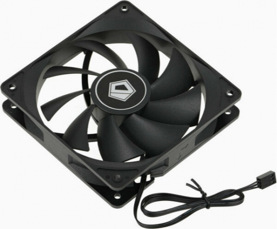 Вентилятор для корпуса Id-Cooling 120x120mm 3pin 1250rpm Black (Fl-12025k) (арт-4265) Донецк