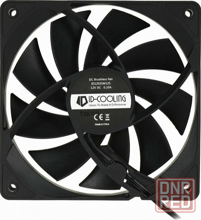 Вентилятор для корпуса Id-Cooling 120x120mm 3pin 1250rpm Black (Fl-12025k) (арт-4265) Донецк - изображение 3